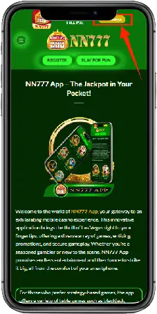 NN777 APP DOWNLOAD STEP 2